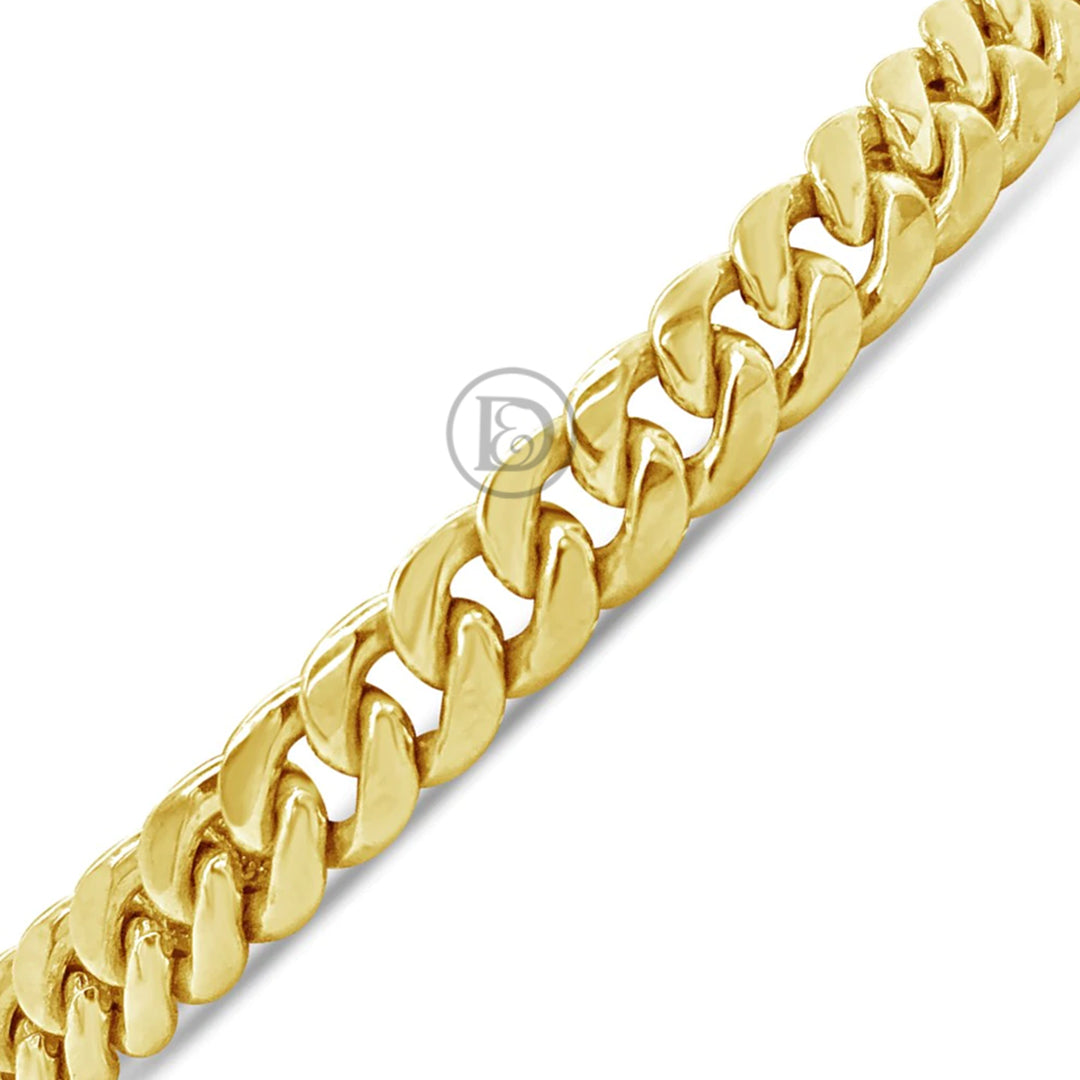 10K Yellow Gold Hollow Miami Cuban Bracelet – Exotic Diamonds