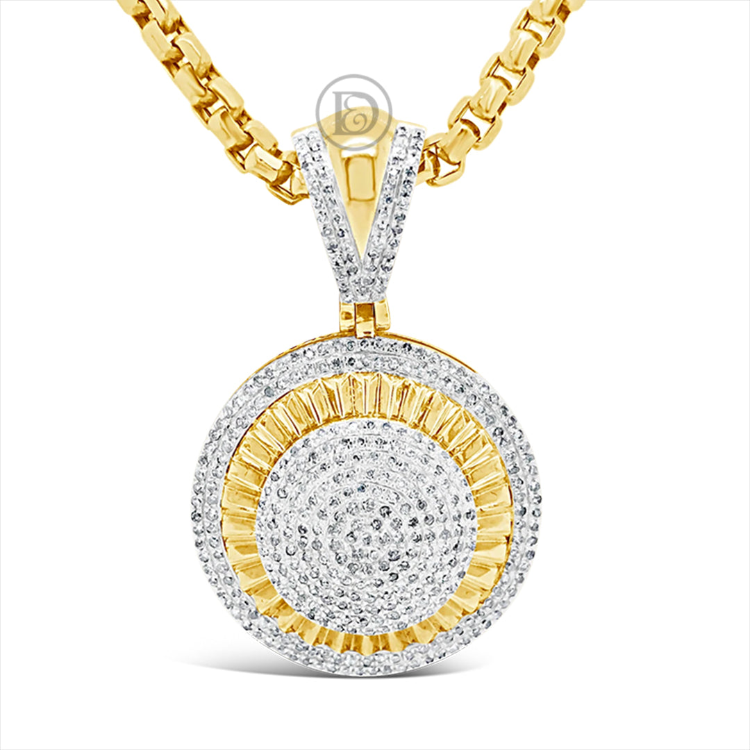 Diamond Key Pendant .85 CTW Round Cut 10K Yellow Gold – Exotic Diamonds