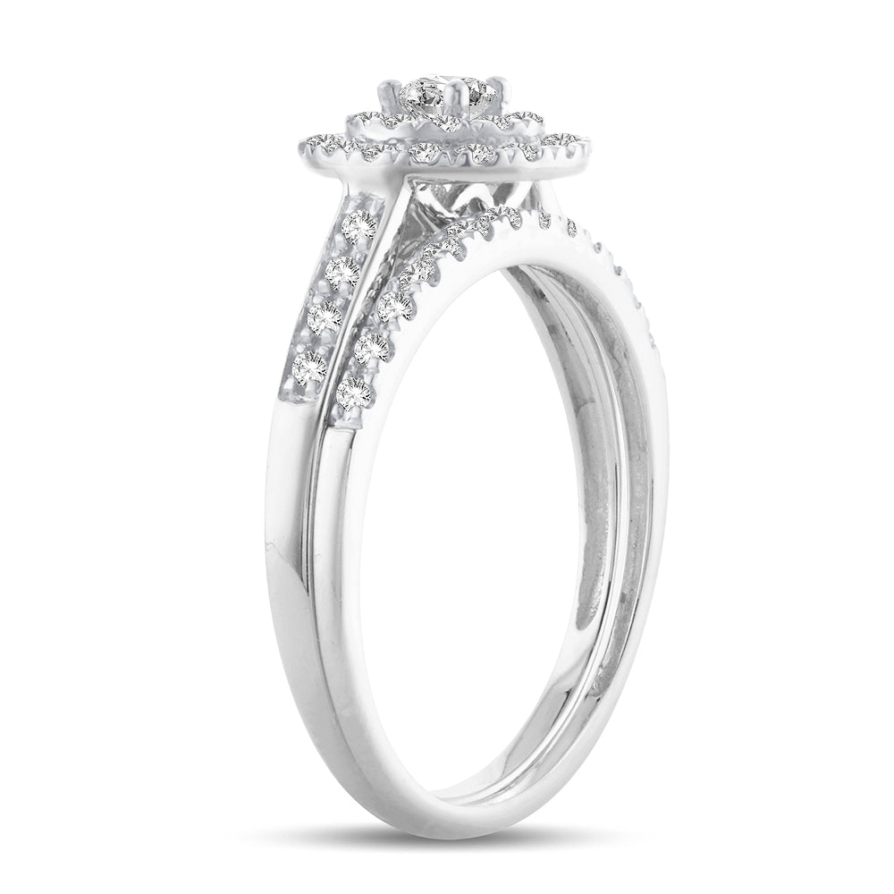 14K 0.50CT DIAMOND BRIDAL  RING