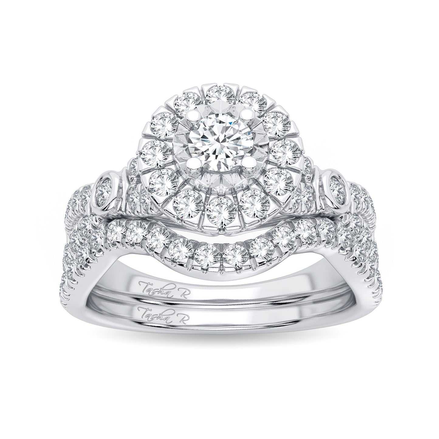 14K 1.00CT Diamond Bridal Ring