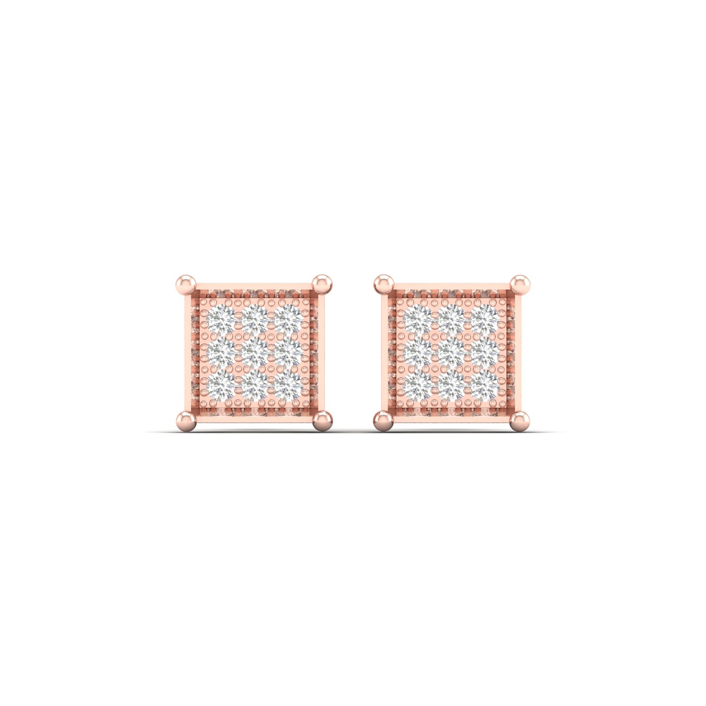 10K 0.05CT Diamond Earring