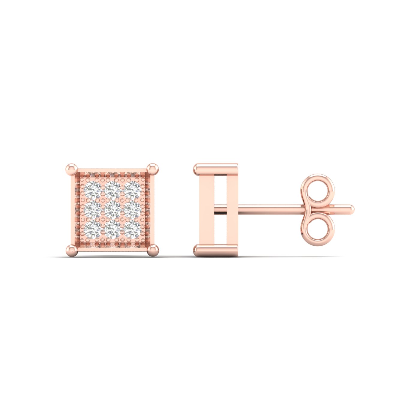 10K 0.05CT Diamond Earring