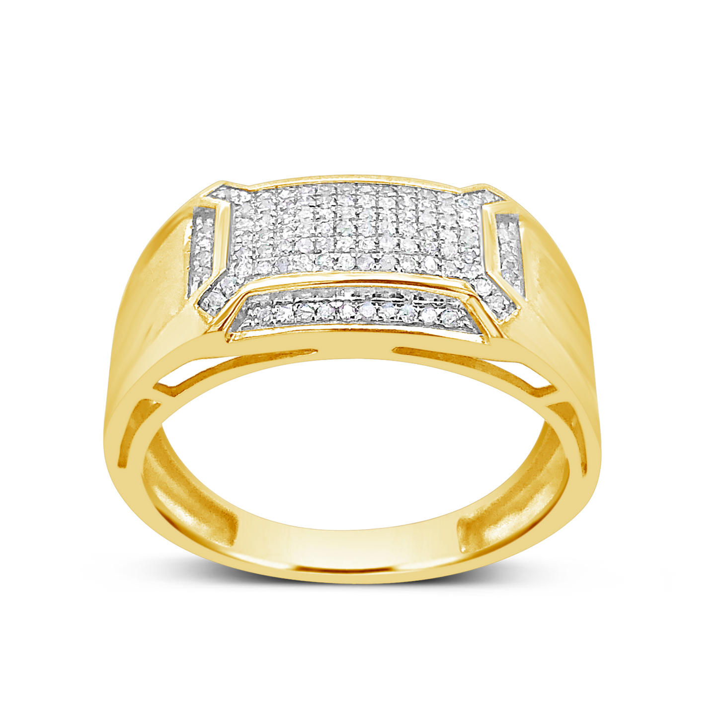 Diamond Ring .24 CTW Round Cut 10K Yellow Gold